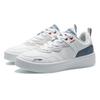 Li Ning Xian Chu Leather Trendy Casual Lightweight Breathable Low-Top Skate Shoes Men Sneakers White Blue AGCR315-1