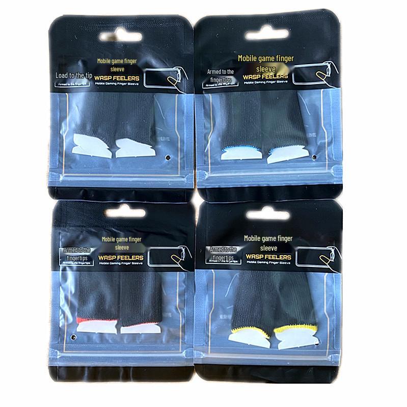 Esports Carbon Fiber Anti-Slip Finger Sleeves for Mobile Gaming