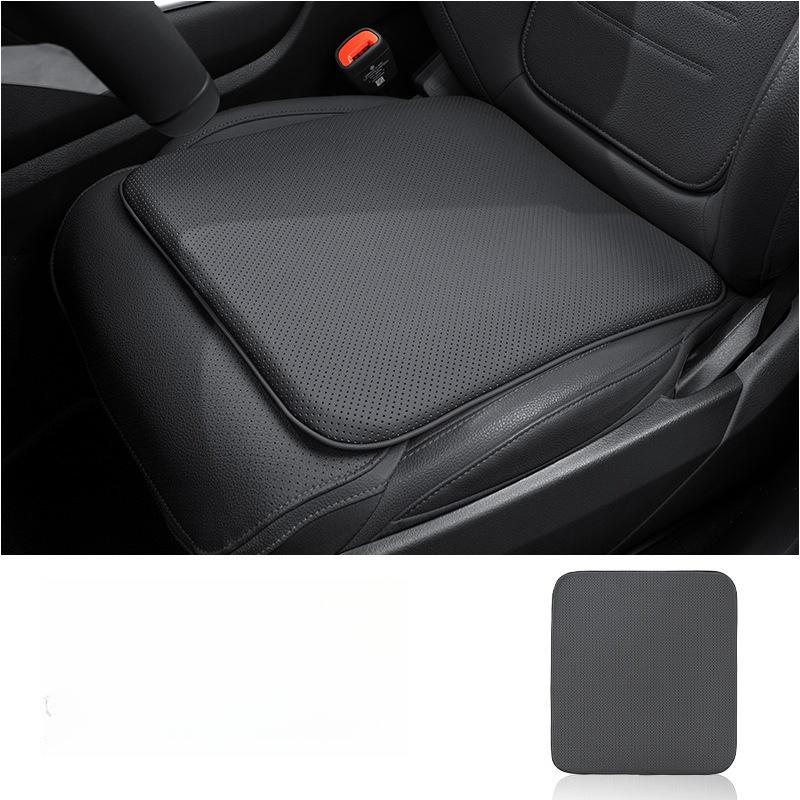 Universal Nappa Leather Car Seat Cushion Anti Slip Pad Breathable Ventilated Dirt Resistant Car Seat Cushion Seat Accessories