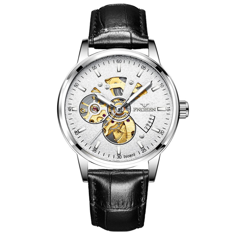 Watch Men's Mechanical Watch Fully Automatic Hollow Student Tide 2025 New Men's Watch