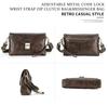 Fashion British Style Top Layer Cowhide Multifunctional High End Password Lock Handheld Baotou Layer Casual Leather Shoulder Bag