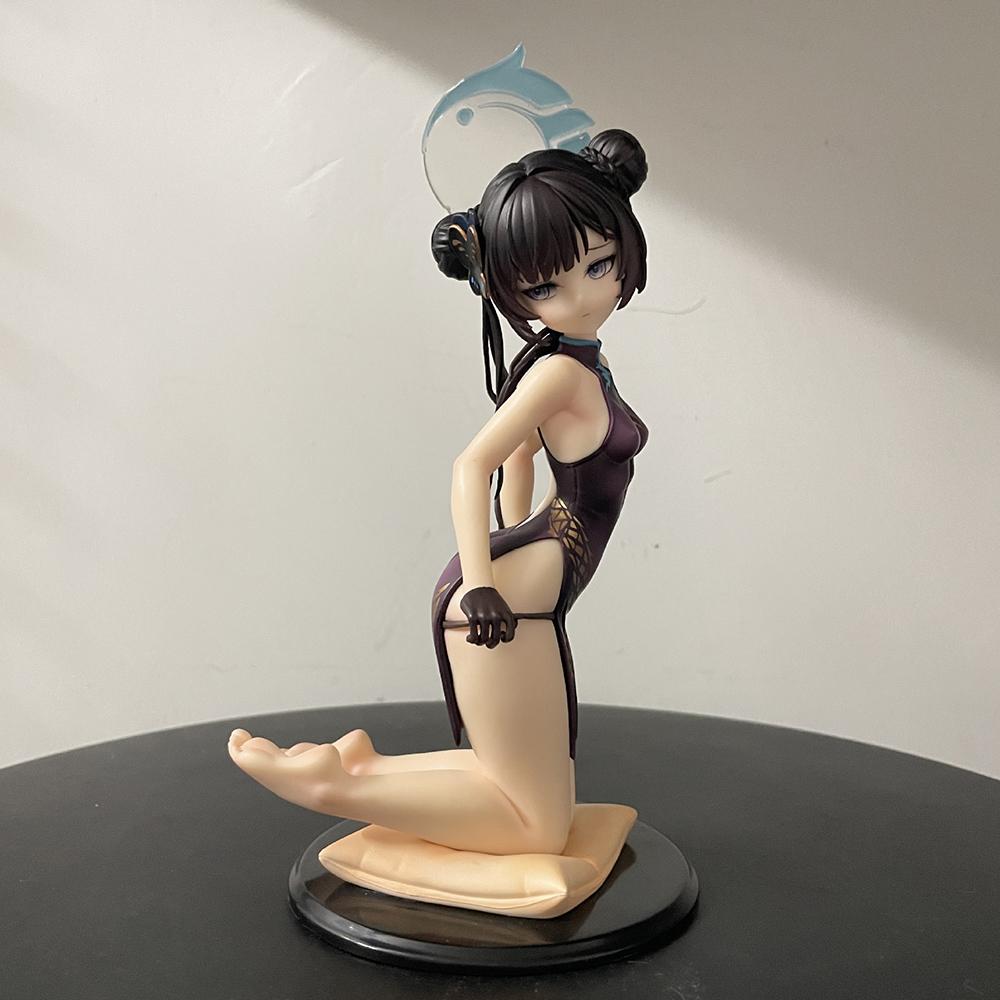 

20 см Blue Archive Кисаки Рюгэ Ципао ПВХ Фигурка Аниме Фигурка Модель Игрушки Коллекционная Кукла Подарок