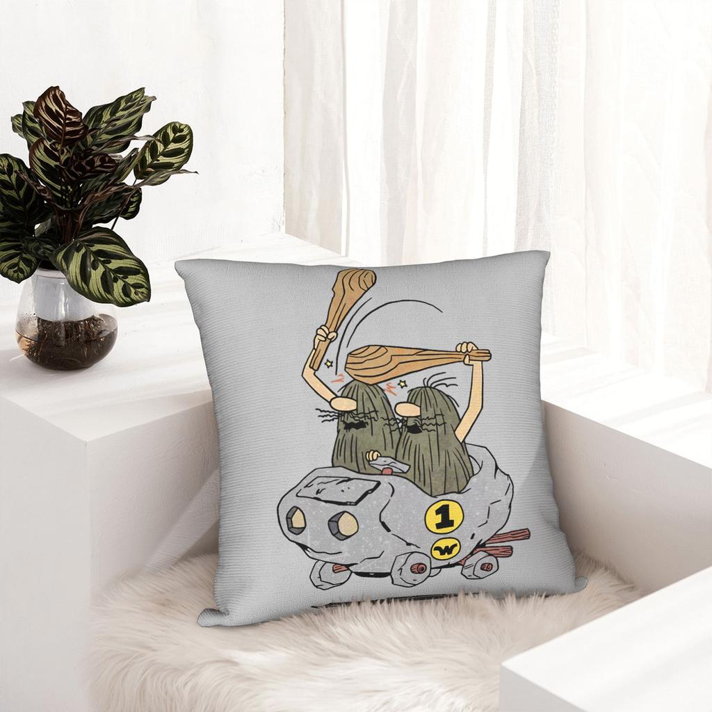 Wacky Races Boulder Mobile Glen Evans Pillowcase Printing Cushion Cover Gift Cartoon Pillow Case Cover Home Zippered 40X40cm