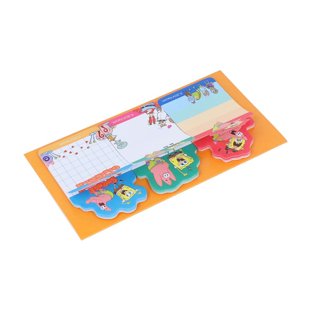 Stationery SpongeBob Sticky B S2844257 Sun-Star Notes, Die-Cut, Pattern,