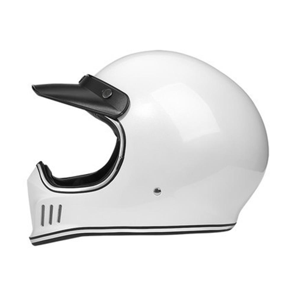 Retro-style full-face helmet for all seasons Motorcycle helmet Full-face bicycle helmet DOT
