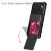 Flip-Portemonnaie Kartensteckplatz Stoßfeste Handyhülle aus Hart-PC + Weich-TPU für Google Pixel 9 9Pro 9ProXL 10 10Pro Pro XL Pixel10 Rückseite