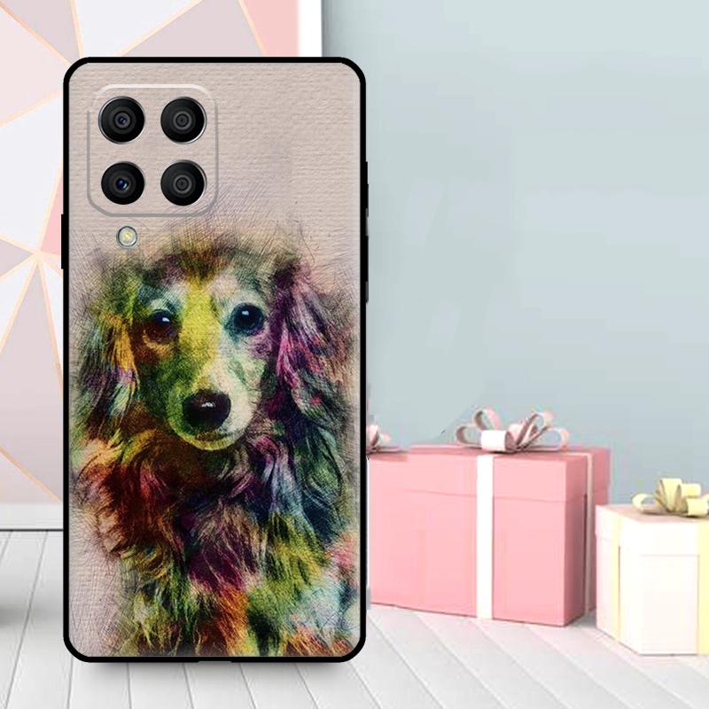 Cute Dachshunds Case For Samsung Galaxy M56 M52 M32 M53 M16 M11 M21 M31 M35 M12 M13 M14 M15 M36 M55 M34 M54