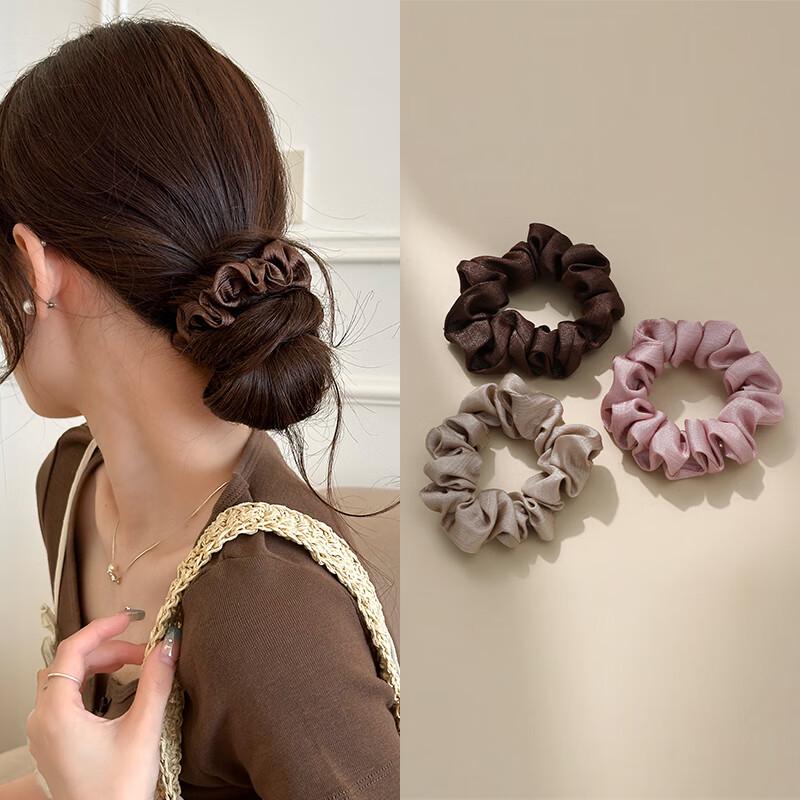 CHIMERA Satin Hair Scrunchie Set 3-piece set