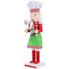 Wooden Christmas Soldier Nutcracker Nament Figurine Miniature Craft Decoration Xmas Home Decor Gift Idea Statue Toy Artwork