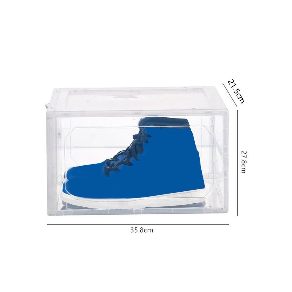 Shoe Organizer Container Dustproof Storage Box Stackable