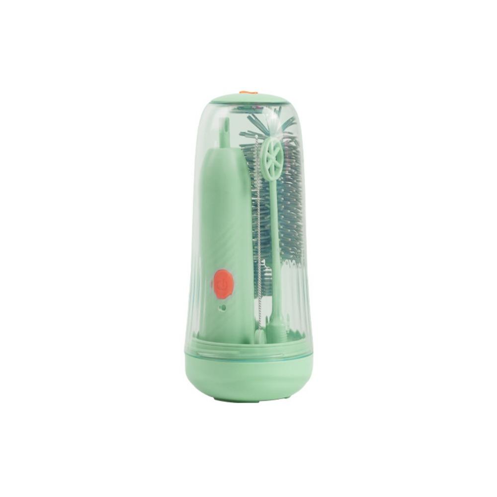 Long Handled Electric Bottle Brush Silicone Cleaning Brush Set  Pacifier Cleaning
