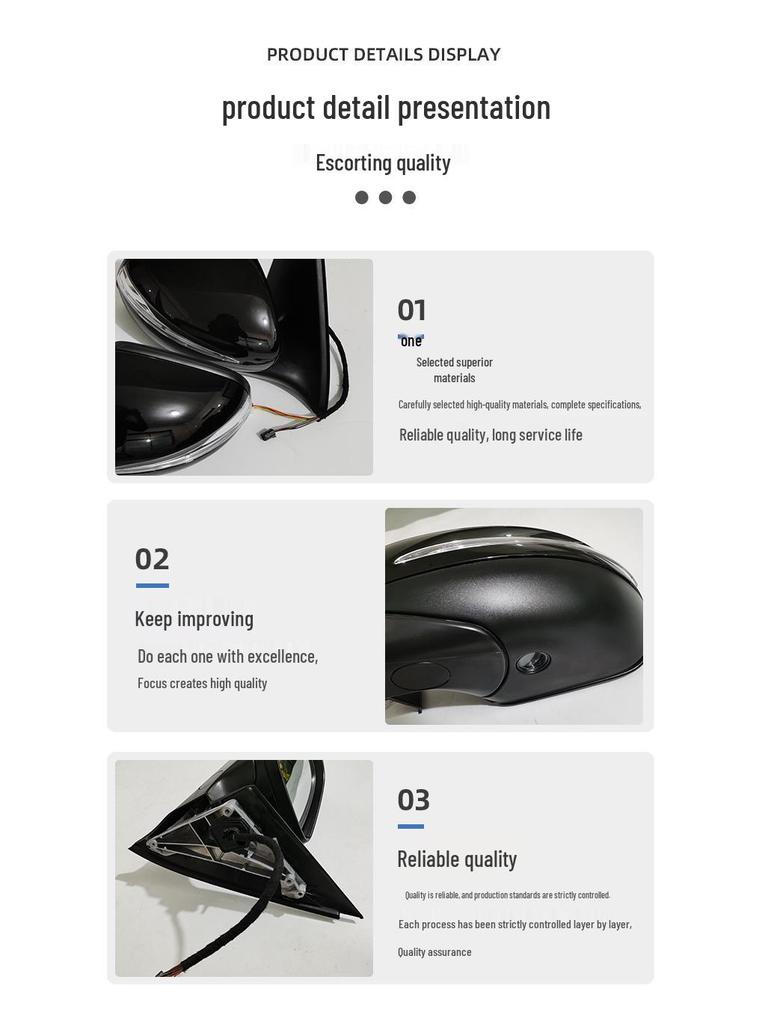 Mercedes-Benz W167 GLE Rearview Mirror Reflector Assembly