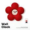 Retro Japanese and Korean Flower Shape Home Wall Clock Living Room White Wall Fashion Soft Decoration Clock