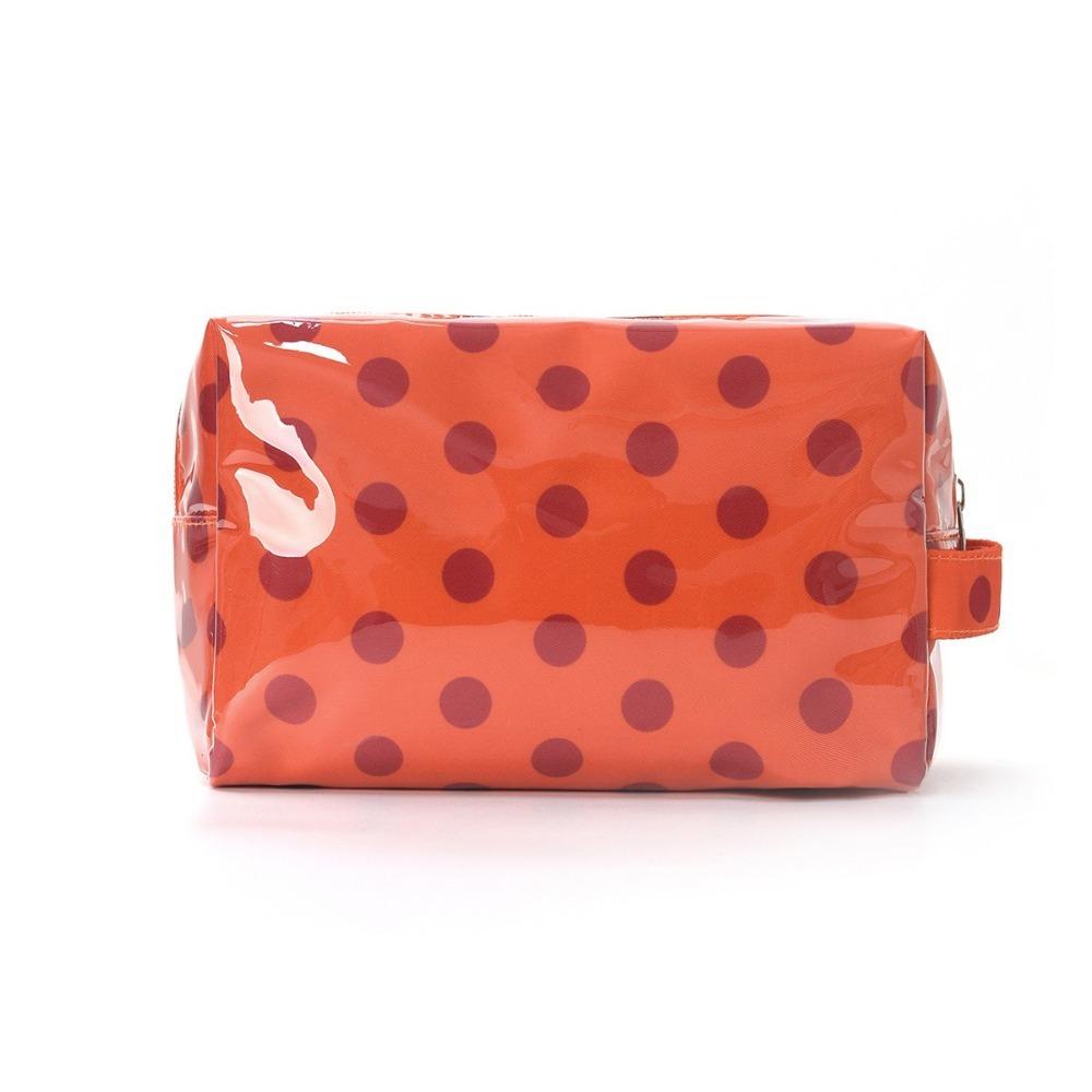 Square PVC Toiletries Storage Bag Waterproof Cosmetic Makeup Organizer  Travel Use