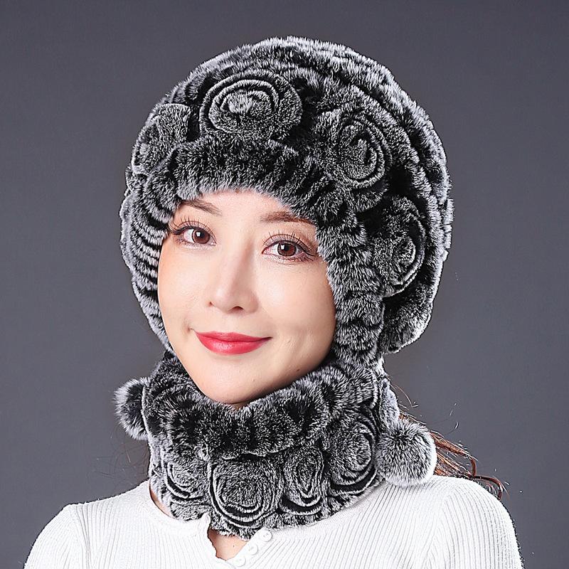 

Hat and Neck 2-piece Set for Women s Winter Warm and Cold Proof Hat and Neck Fashionable and Trendy Casual Brimless Hat