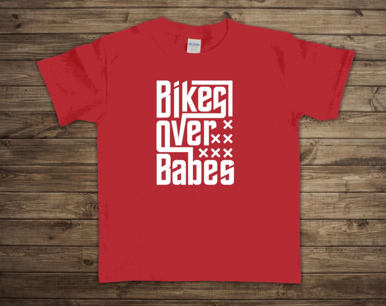 Bikes Over Babes Toddler/Youth Graphic Tee M