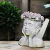 Wreath Girls Pen Holder Pot Mold Succulent Planter Silicone Mold for DIY Decor