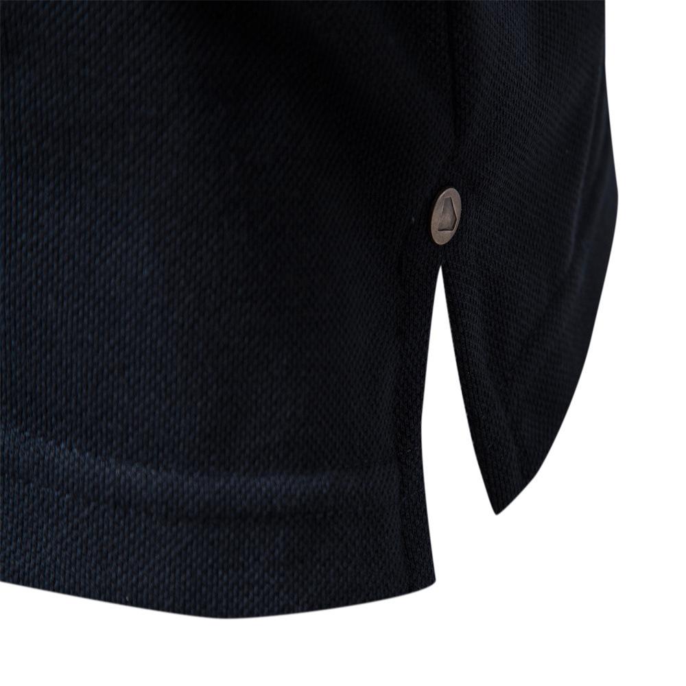 Men's Polo Shirt Summer Lapel Breathable Sports Patchwork Pocket