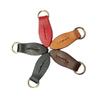 Leather Leaf Zipper Pull Pendant for Bags and Clutches - Hand-Stitched Accessory