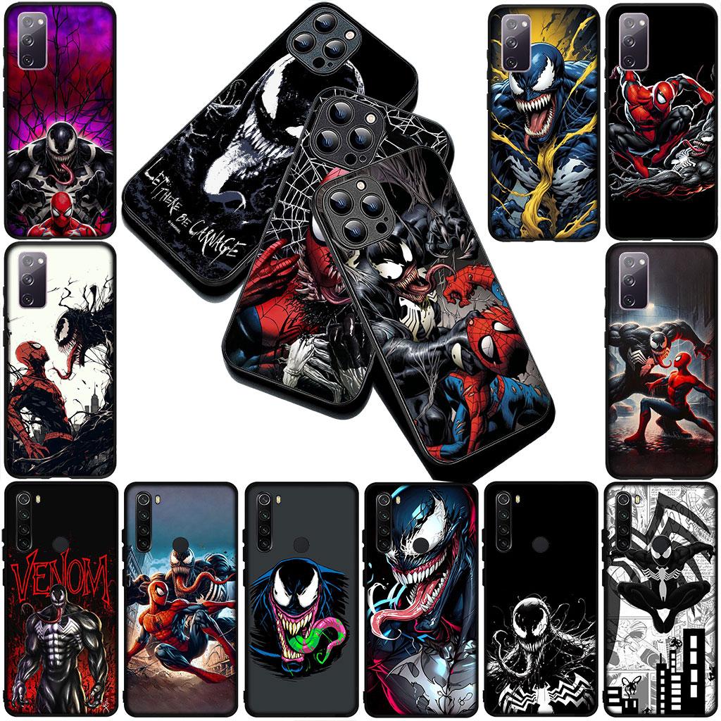 Phone Cover for OPPO A18 A16 A80 A40 A17 A15 A38 A78 A79 A54 A57 A58 A60 4G 5G Casing Soft Case Venom Marvel Spiderman Poster