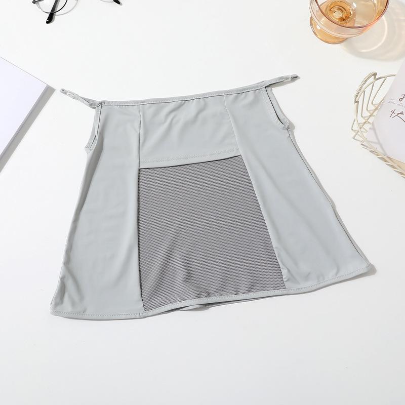 Summer Ice Silk Sun Protection Face Mask & Neck Cover with Ear Loops