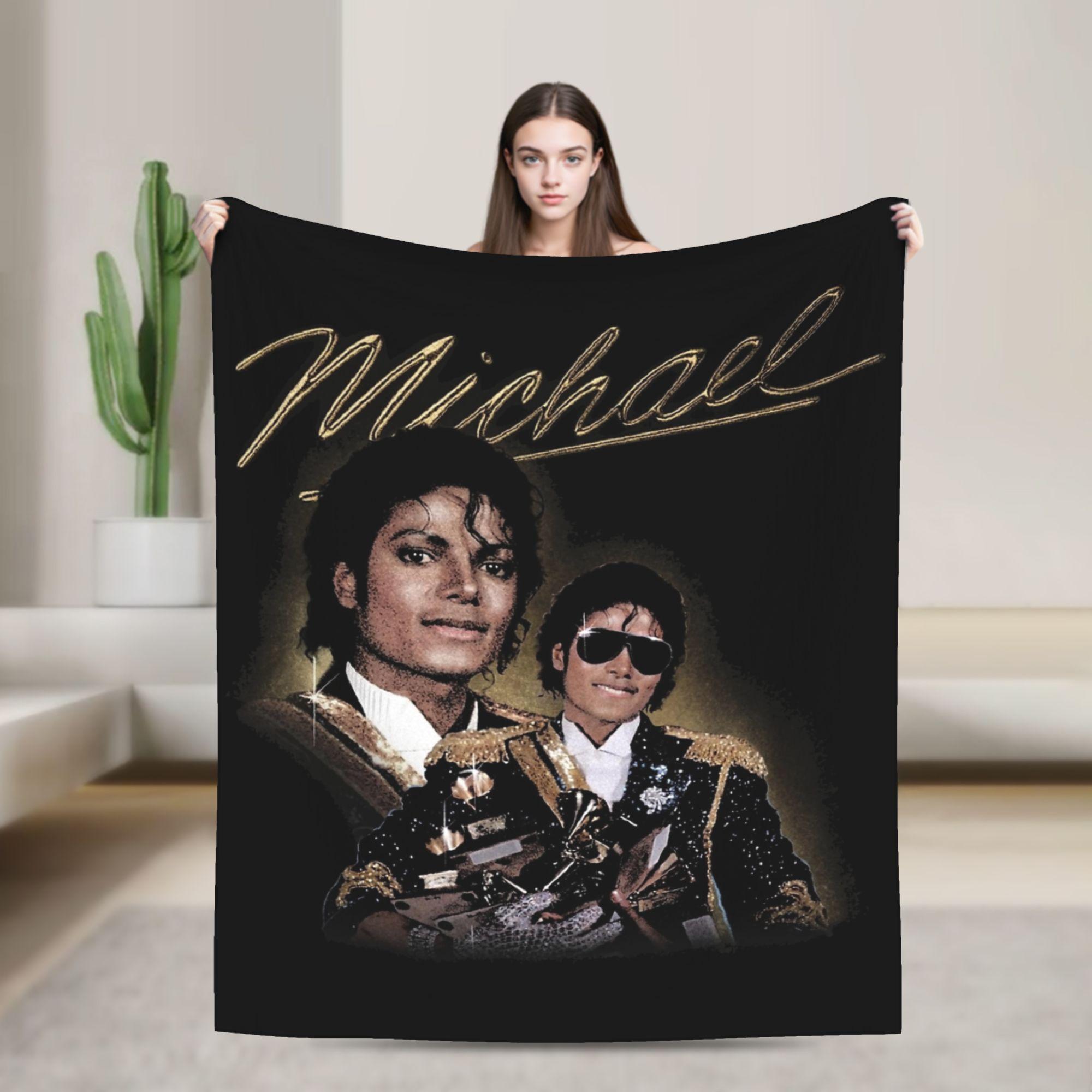 Pandara Jewelry Unisex Michaels Jacksons Grammy Blanket Flannel All Season Multi-Function Warm Throw Blanket For Bedding Car Bedspread