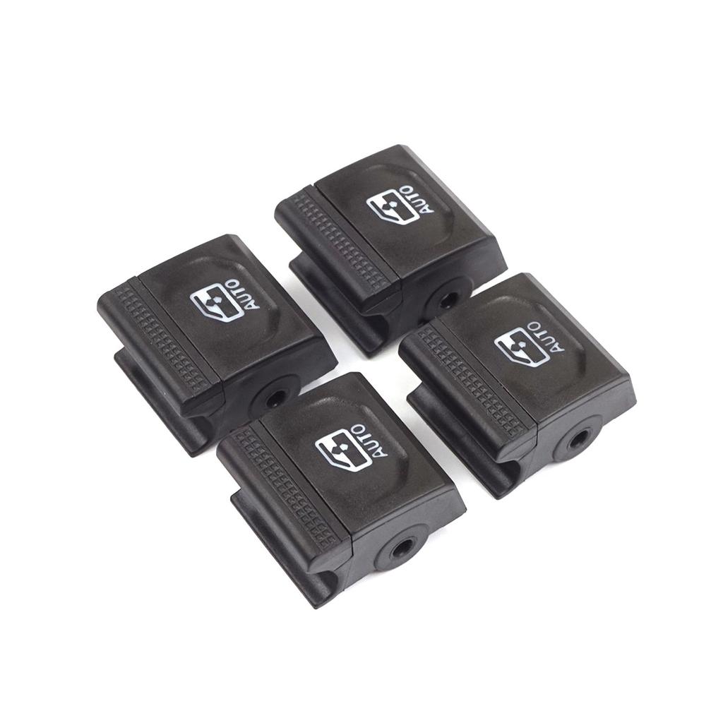 EDP1210-2 4 Stück Fensterheberschalter-Reparaturknopfabdeckung für Renault Clio MK5 Captur MK2 5-Türer 254107073R