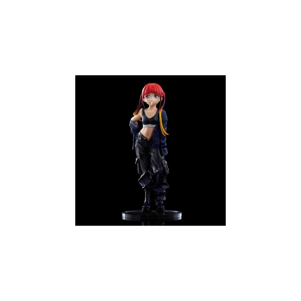 Gridman Universe ZOZO Black Collection Chise Asukagawa Non-Scale PVC ABS Painted Finished Figure