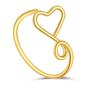 Winding Special-Shaped Nose Ring Music Note Love Shape Design Gold Special-Shaped Niche Nose Ring Ear Cartilage Clip