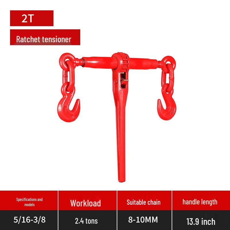 

Oversized 2-5 Ton Truck Ratchet Chain Lever Hoist, 6m