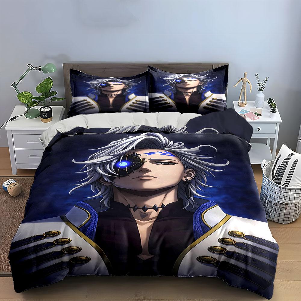 Anime Character with Eyepatch. Bedding Sets Duvet Cover Sets Duvet Covers Pillowcases(1 * Duvet Cover 2 * Pillowcases Without Duvet Insert)
