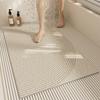 Modern Minimalist Anti-Slip Bathroom Silk Ring Mat - Cuttable, Dirt-Resistant, Hollow Drain Foot Pad