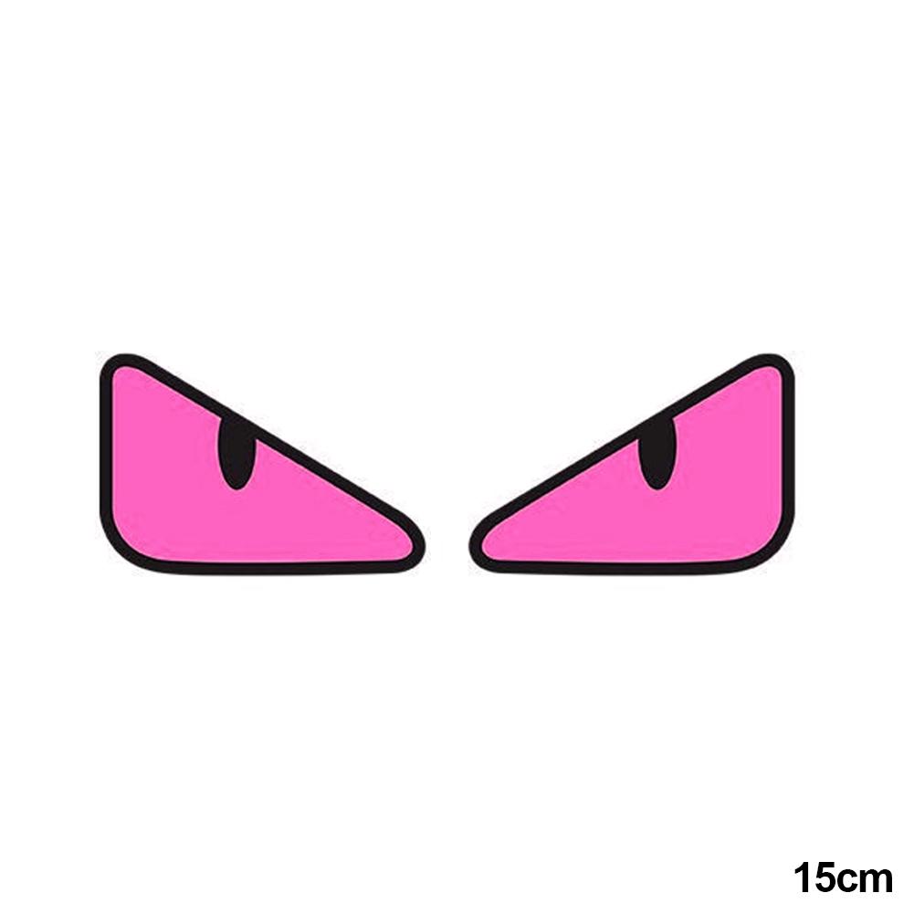 2Pcs Motorcycle Devil Eye Sticker Waterproof Helmet Sticker for Motorbike Car Window Body Decoration Stickers Decals Vinyl