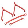 RC Chassis Links Steering Tie Rods Aluminum Alloy Upgrade Parts for FMS FCX24 1Celsius24 Crawler