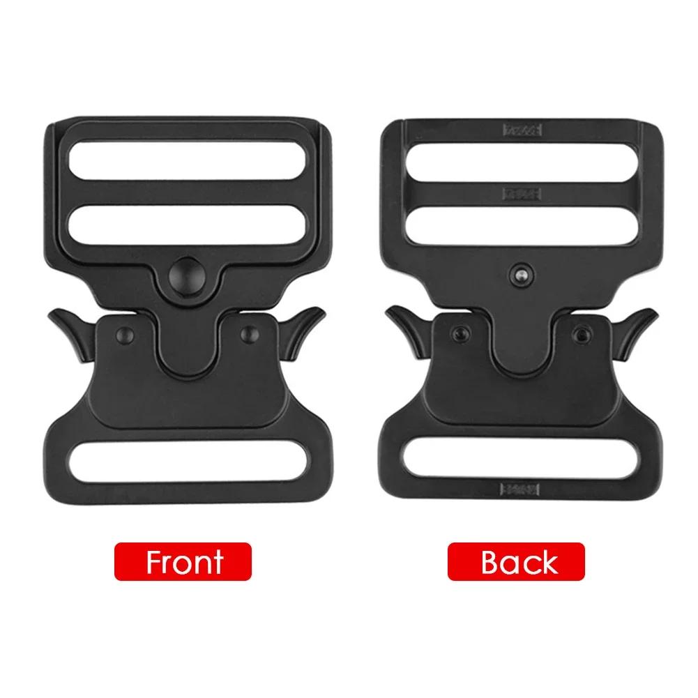 Taktische Gürtelschnalle für Herren, 50/52 mm, Nylon, Zink-Metall, Schnellverschluss, Outdoor-Kampftraining