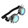 Halloween Kaleidoscope Rave Goggles Rainbow Crystal Lenses Adjustable Trippy Psychedelic Steampunk