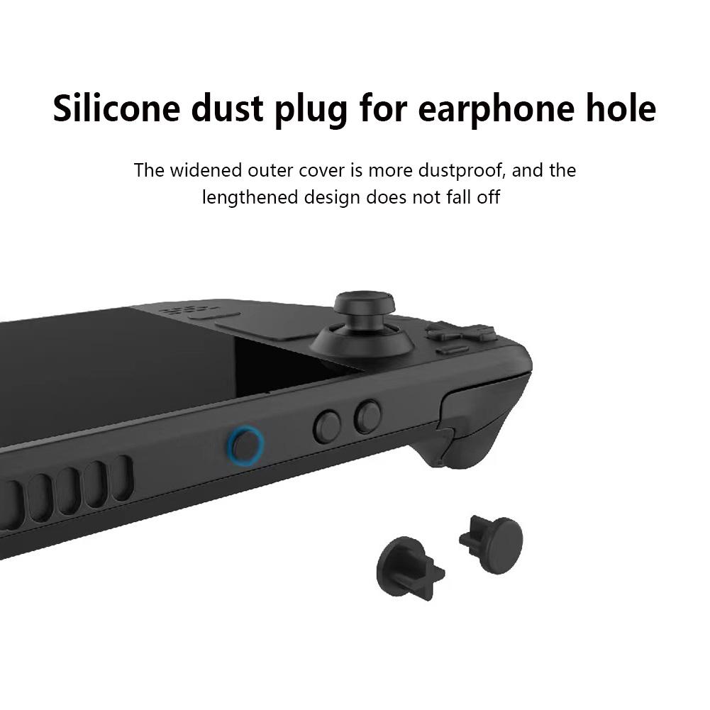 1-10 seturi Kit de protecție pentru consola Steam Deck Dopuri de praf Autocolant touchpad Autocolante butoane Capace siliconice stick-uri deget mare Plasă rezistentă la praf