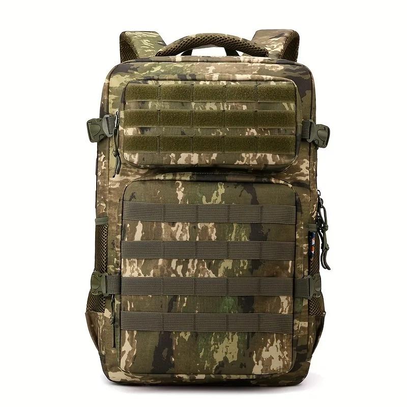

Tactical Backpacks Men s Camouflage Backpack, Hiking And Camping Backpack, LargeCapacity Multi-layer Outdoor Sports Backpack армія зелений колір