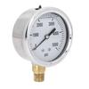Hydraulic High Pressure Gauge Glycerin Liquid Filled 5000PSI 2.5in Dial 14in NPT Stainless Steel