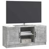 TV Cabinet Concrete Grey 102 x 34.5 x 47 cm Particleboard