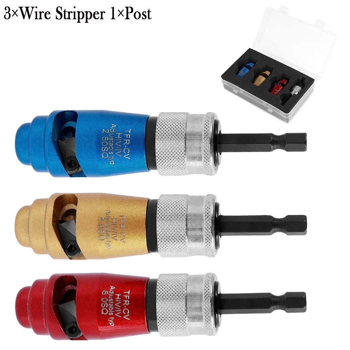 

Электрический инструмент для зачистки проводов, регулируемый быстрый инструмент для зачистки кабеля, инструмент для скручивания проводов, электрическая дрель-шуруповерт для квадратных проводов 2,5/4/6