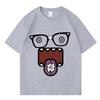 Domo Kun Roliga Meme T-shirts Herr Damkläder Klassiska Casual T-shirts Kortärmade Sommar T-shirt Toppar Streetwear