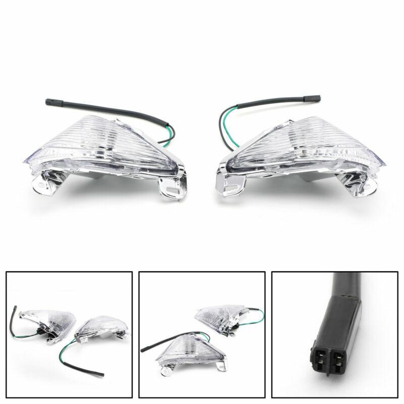 Front Turn Signals Lens For Kawasaki Ninja ZX6R ZX10R ZX14R EX650 ER-6N GTR1400