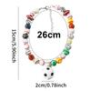 World Cup Theme Pet Necklace for Cat Dog Sports Themed Collar with Football Basketball Pattern Party Festival Decoration Adjustable Pet Accessory