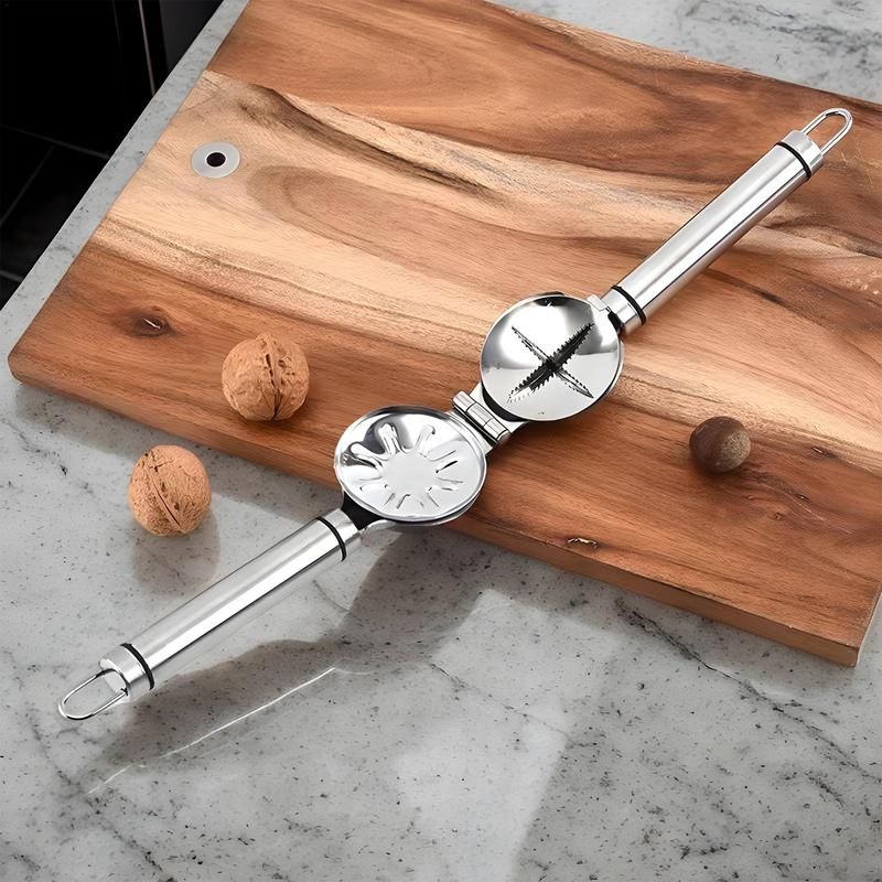 Nutcracker Chestnut Clip Metal Walnut Pliers Anti-slip Handle Chestnut Ripper Nutcracker Sheller Portable Nut Peeler Tool For