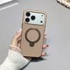 360 Rotating Kickstand Magnetic Phone Case for iPhone 17 Pro Max 16 Plus 15 14 13 12 11 Eat Dissipation Comfortable Grip Cover