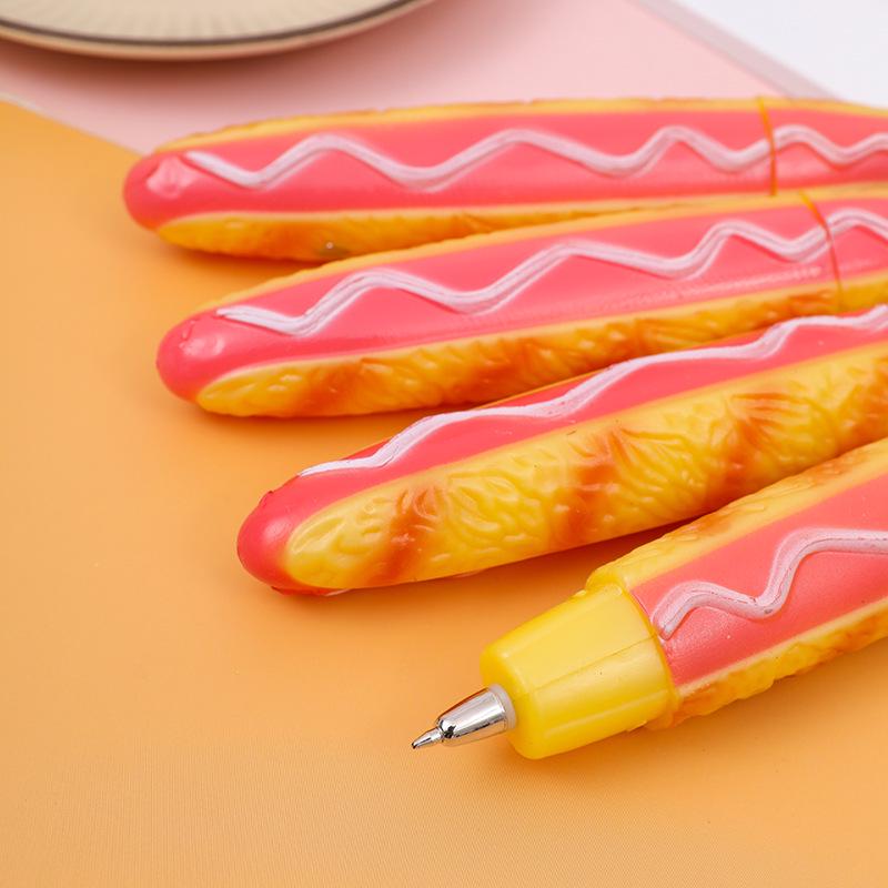 Creative Hot Dog Ballpoint Pen - Student Gift & Reward with Black Ink.