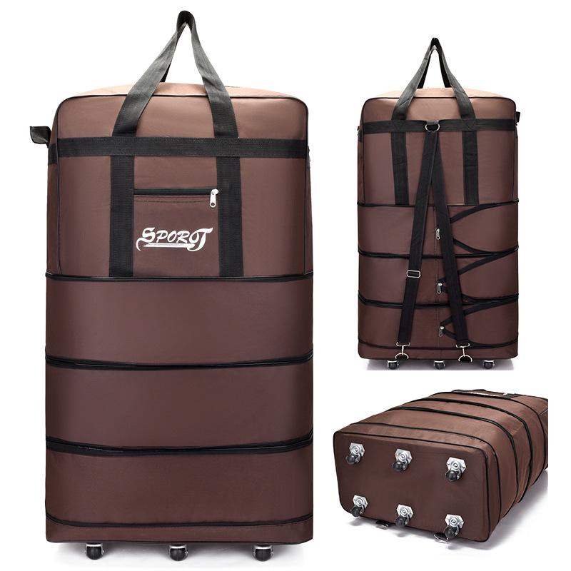 Universal Expandable Wheeled Luggage: Extra-Large Capacity Travel & Study Abroad Bag