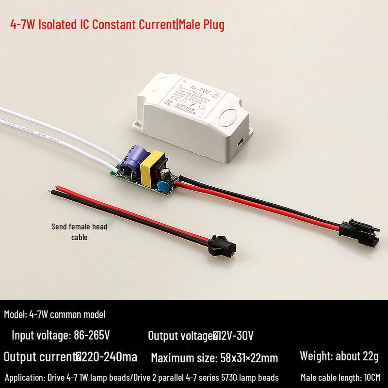 External 3W/5W LED Driver Power Supply for Ceiling and Spotlight Downlights
