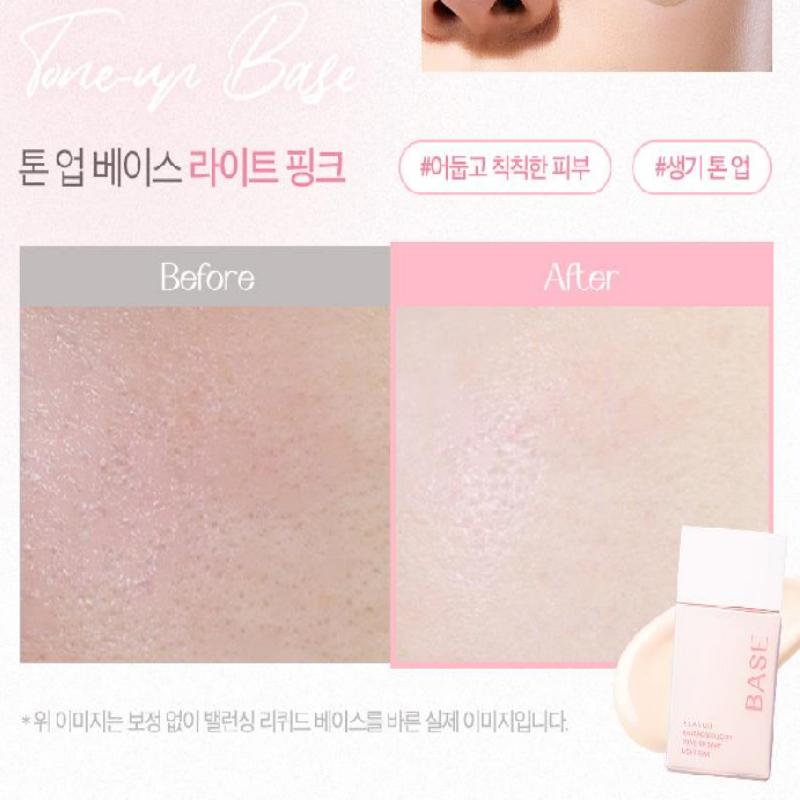 Klavuu Balancing Liquid Tone Up Base Light Pink 30ml